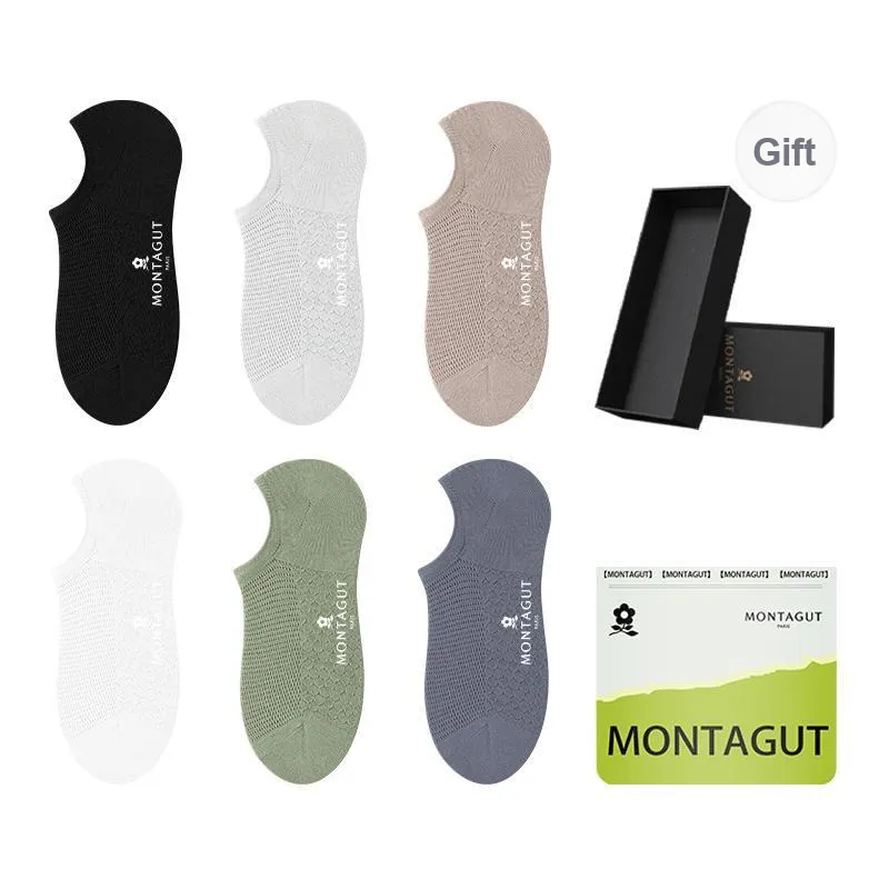 Montagut No Show Socks Men's Gift Box Combination-114