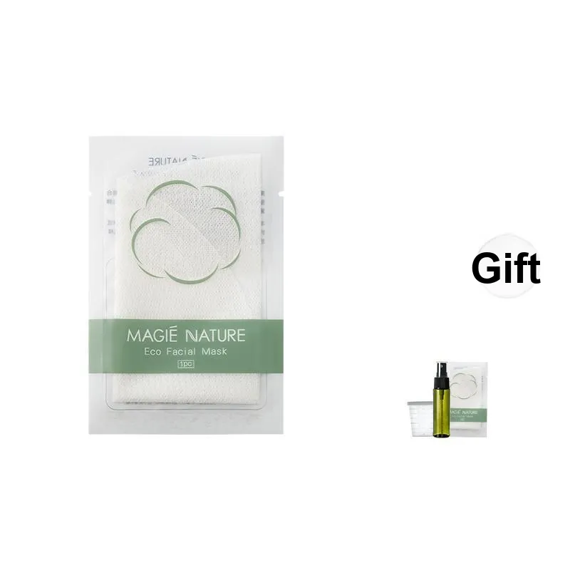 MAGIE NATURE 384 Silk Facial Mask Sheets Disposable 100% Cotton Hydrotherapy Wet Wrap Special Use