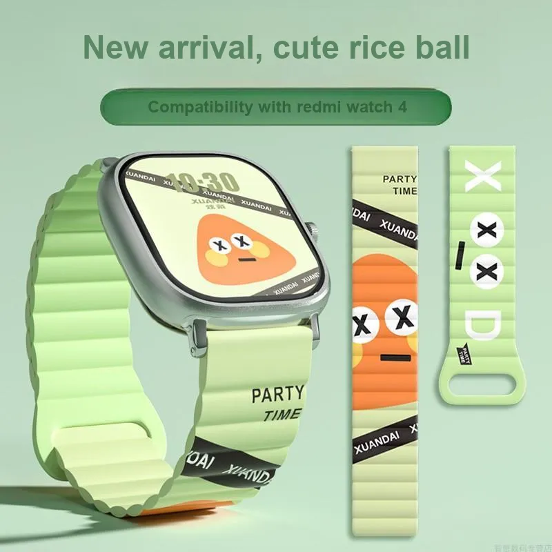 CHUANGYIDA Xiaomi Compatibility Watch Band 145~210mm Silicone Material-1