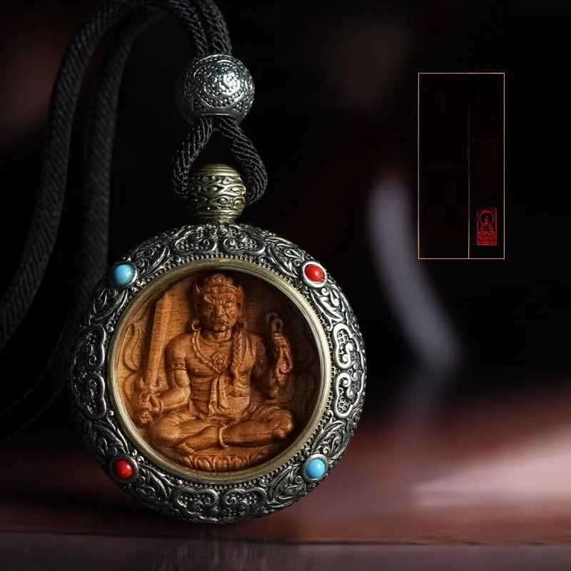 DALONG Old Mountain Sandalwood Pendants Unisex-18