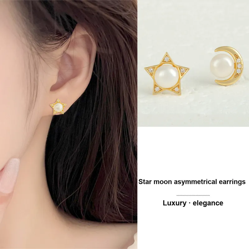 Taste The Color Freshwater Pearl Stud Earrings Women's-1