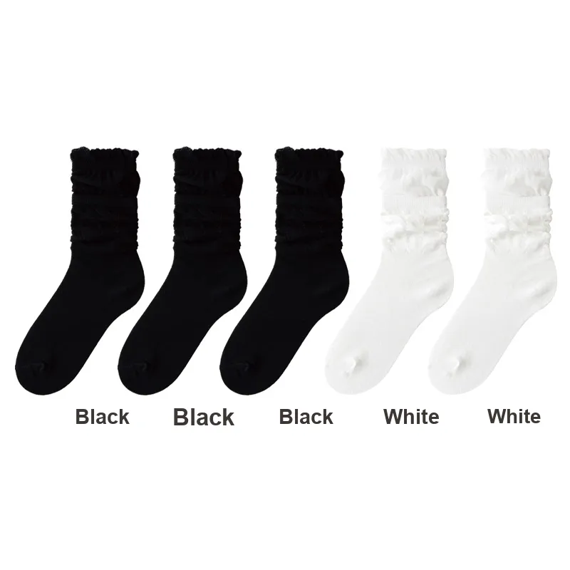 H YXIANG Mid Calf Socks Women's Combo Set-31