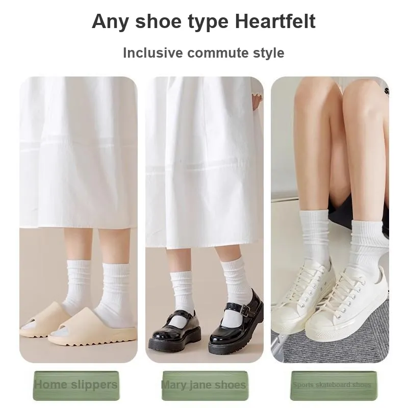 XIA.WA.ZHI.XIU Mid Calf Socks Unisex Shopping Bag 7 Pack-14