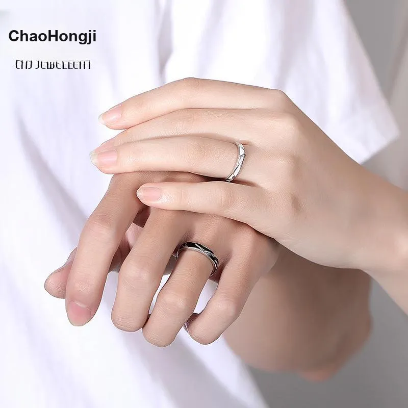 CHAOHONGJI S925 Silver Rings Unisex-2