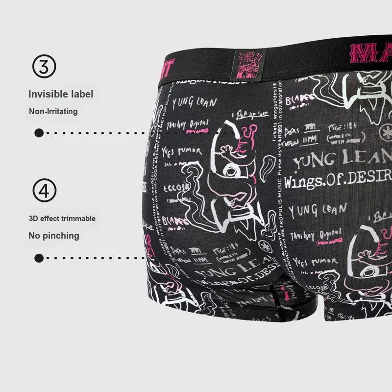 Mast Point Mast Point × Couple Underwear Underpants Men's Pink Party Collection With Gift Box Set-6