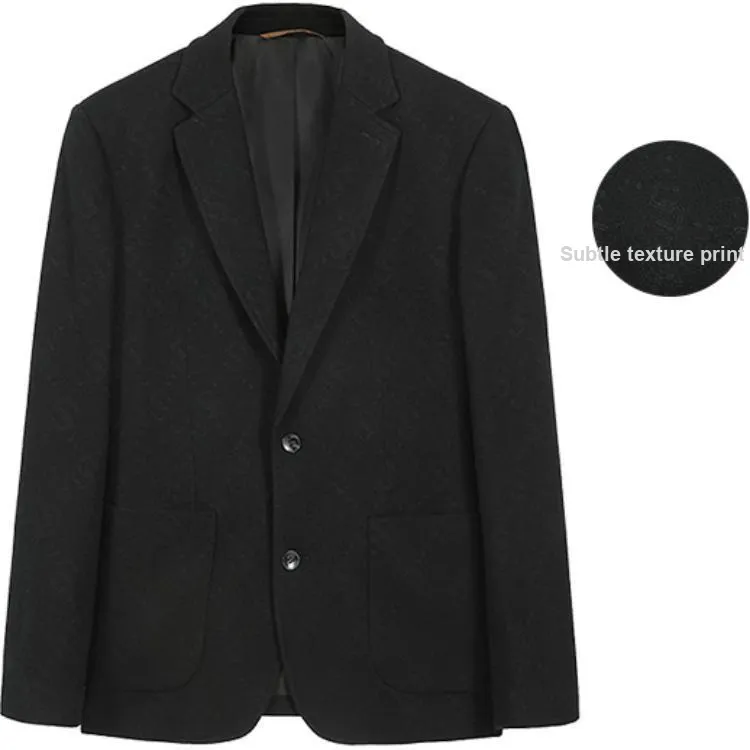 DAVID NAMAN Business Suits Coats Men's Black