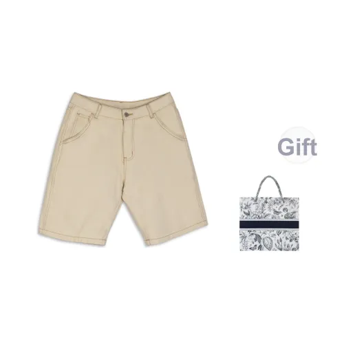 WUREN Белые Мужские Джинсовые Шорты