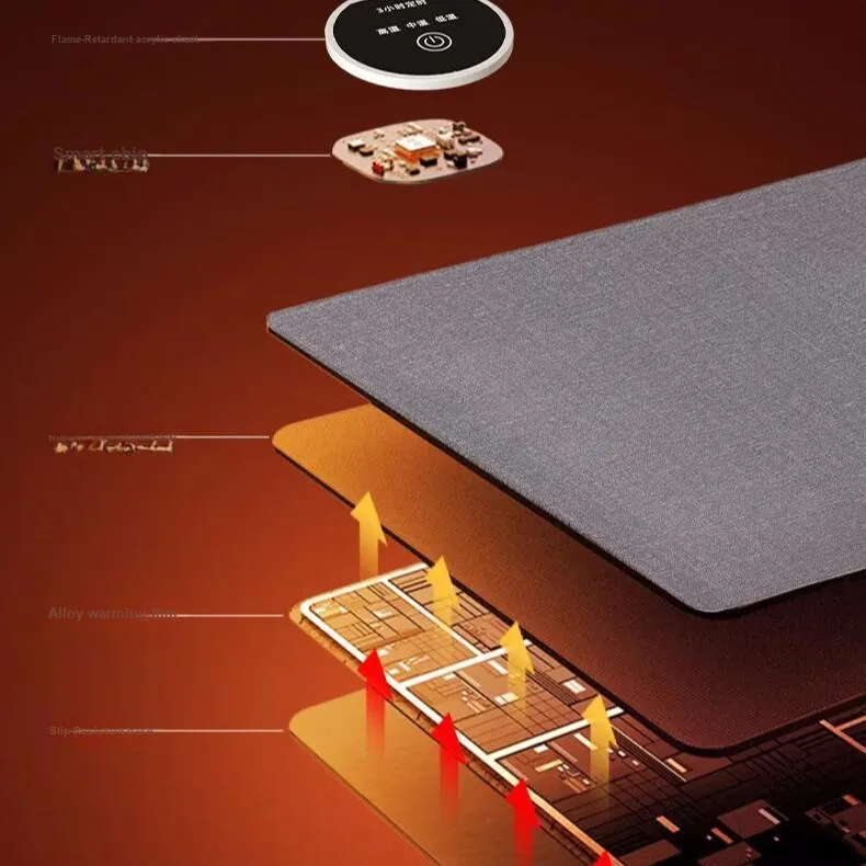 GULAN Extra Large Heating Desk Pad G45 For Students Dormitory Office Writing Mouse Pads-1
