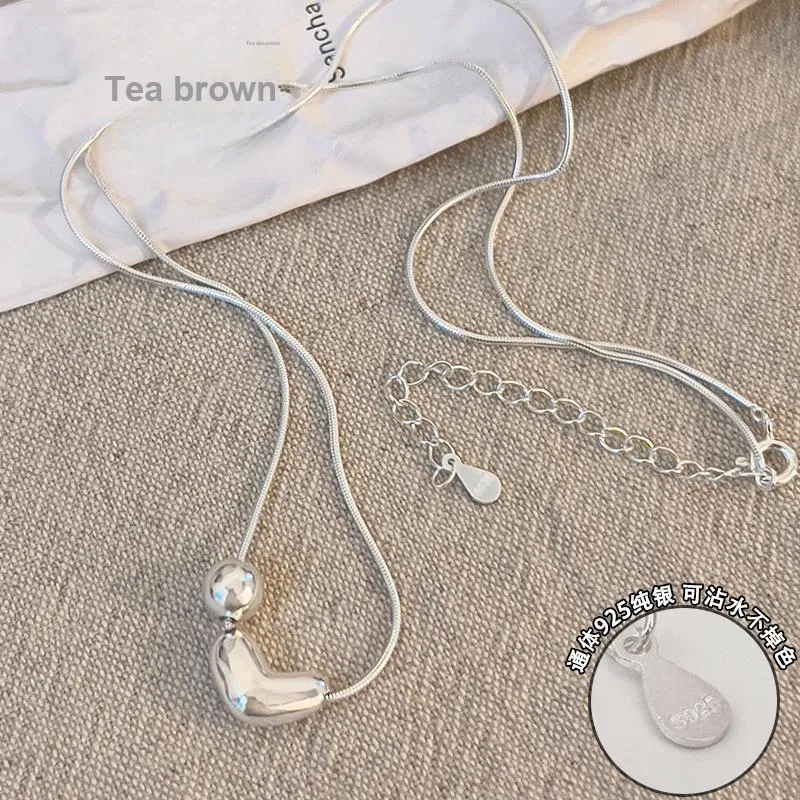 PUENTE 925 Sterling Silver Collarbone Chain Women's-6