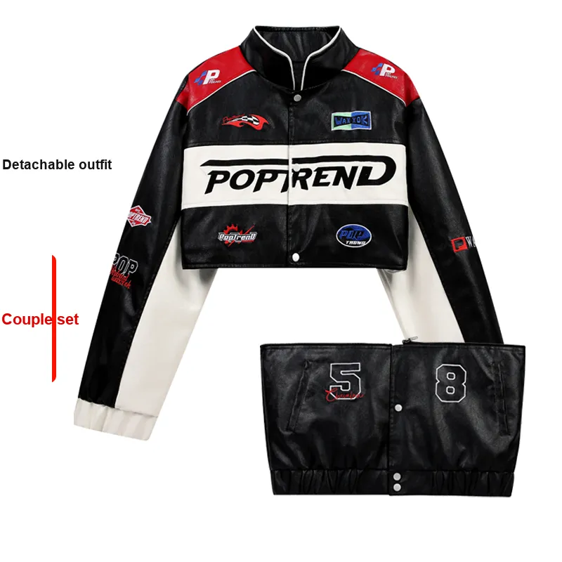 TESTUNG Jackets Coats Unisex White-7