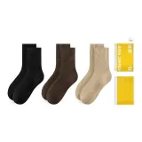 [3 Pack]1 Black+1 Dark Coffee+1 Khaki