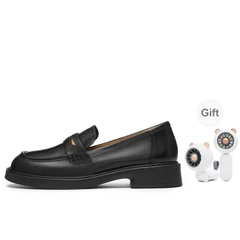Teenmix London Travelogue, Gilded JK Vintage Small Leather Shoes Loafers 3cm Women's