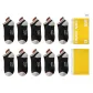 [10 Pack]10 Black