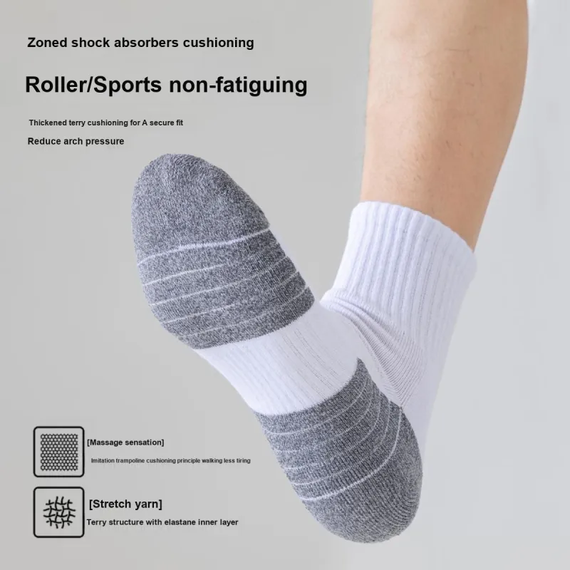 H YXIANG Ankle Socks Men's 3 Pack-1