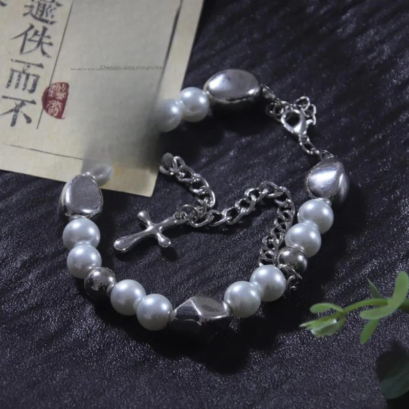 MEOBURLIY Alloy Bracelets Women's-7
