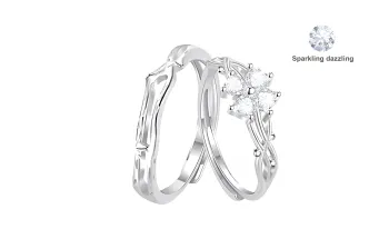 CLARKIA FLOWER 925 Sterling Silver Rings Unisex