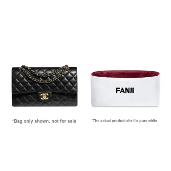 FANJI DuPont Paper Bag Accessories Unisex Dark Reddish Purple/All Black