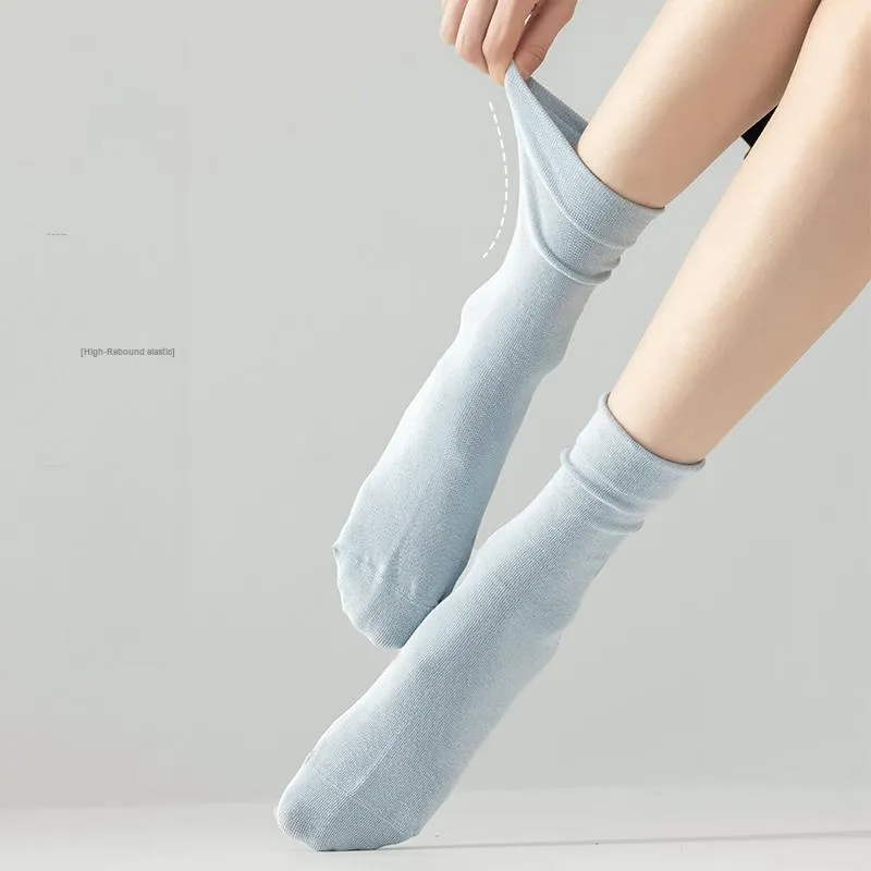 MIIOW Mid Calf Socks Women's 5 Pack-36