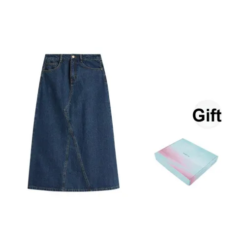 Inman Denim Long Skirt Women's Box Инман Деним Длинная Юбка Женская Коробка