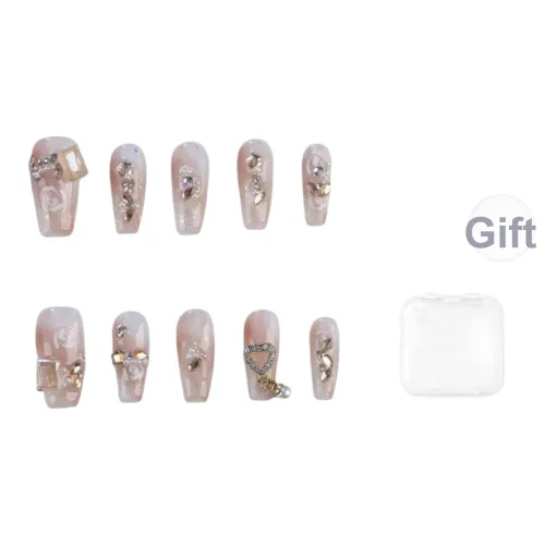 Song Biography Премиум Телесный Мода Элегантность False Nail Средний LADDER 25 мм