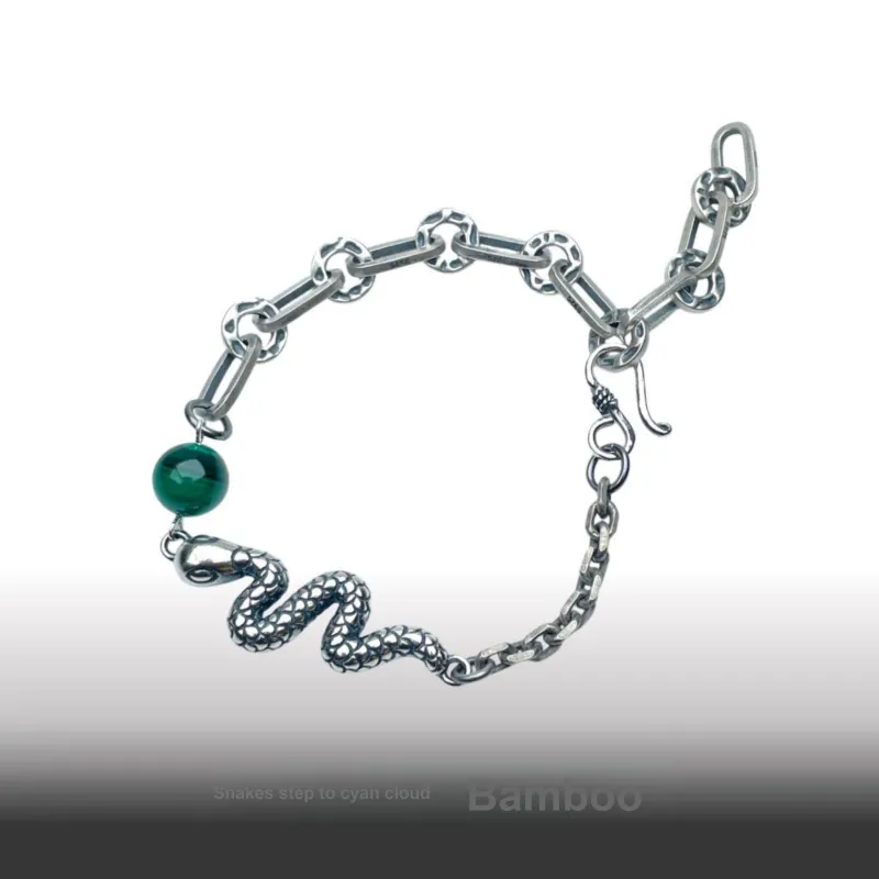 SHIYI N CIFANG Malachite Bracelets Unisex-2