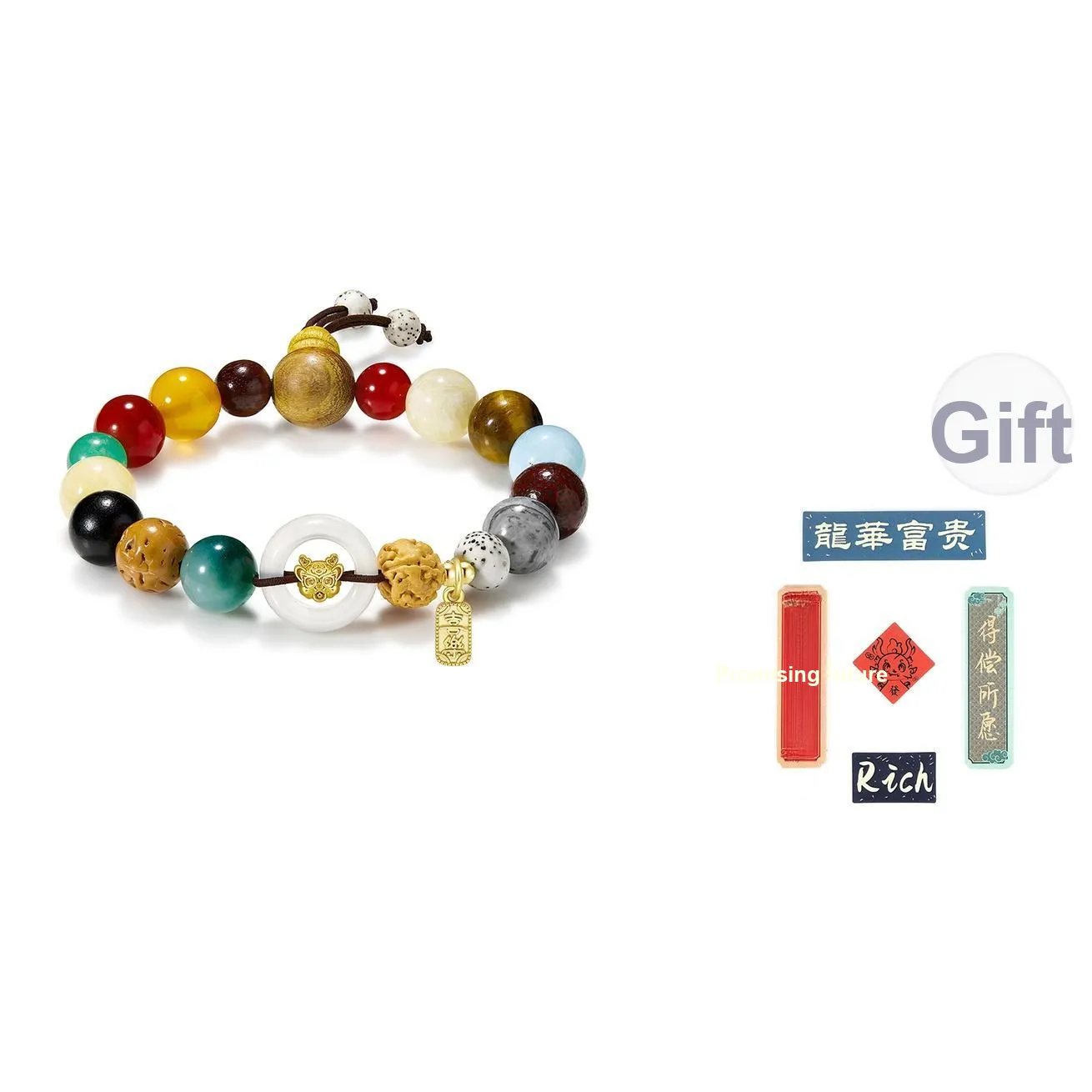 COLIMIDA Artificial Gemstone Bracelets Unisex