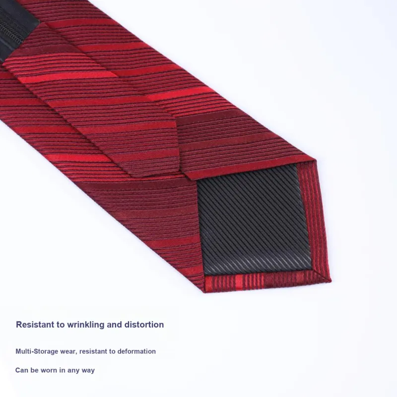 Red Bean Polyester Yi Lade Tie Men's-24