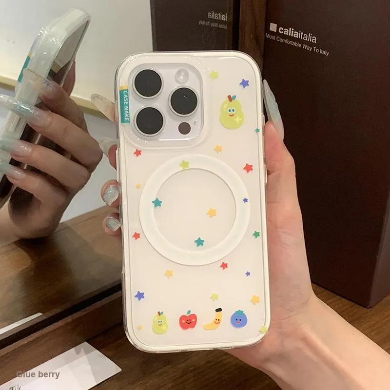 Rubber fruit Phone Cases-9