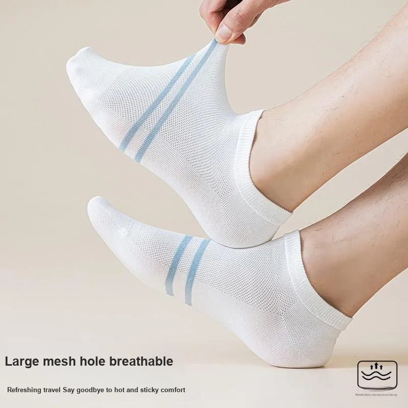 MIIOW No Show Socks Men's 5 Pack-23