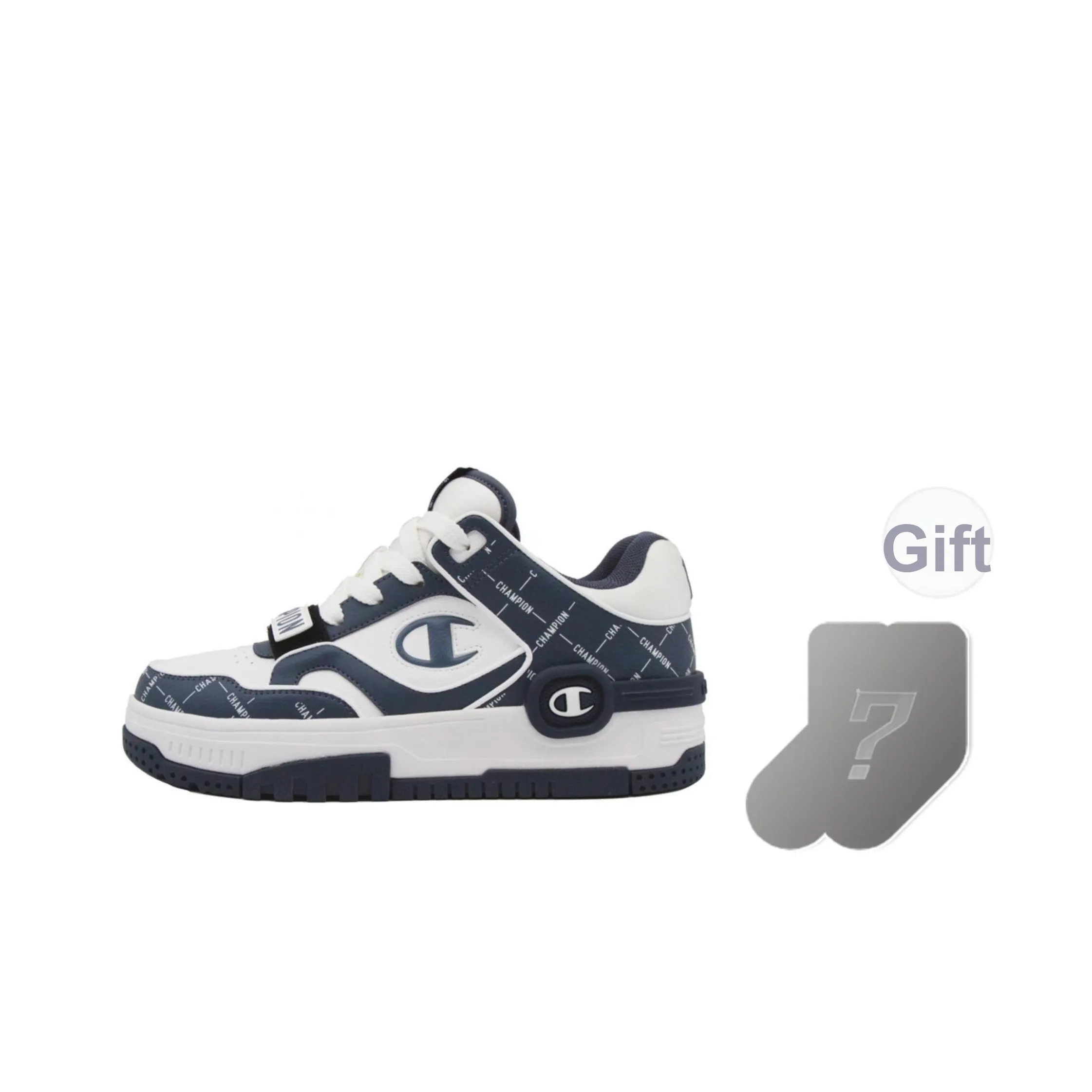 Champion Top Student Обувь C Skate V1 MONO Balance Низкий Топ Кроссовки для скейтбординга Unisex Темно-синий