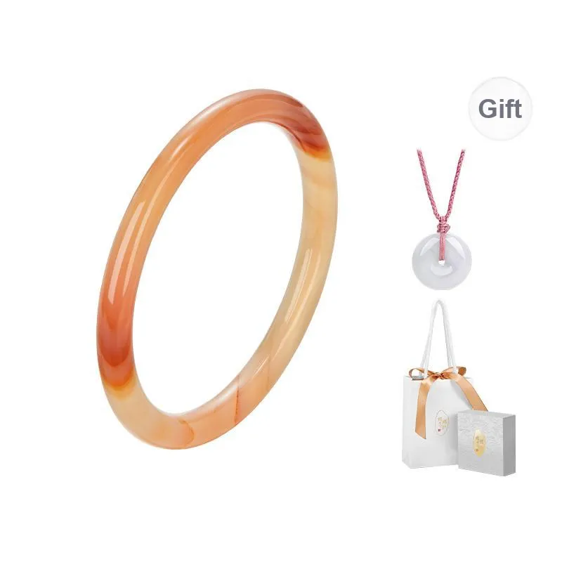 MAMADESHOUHU Chalcedony Jade Bangles Women's-6