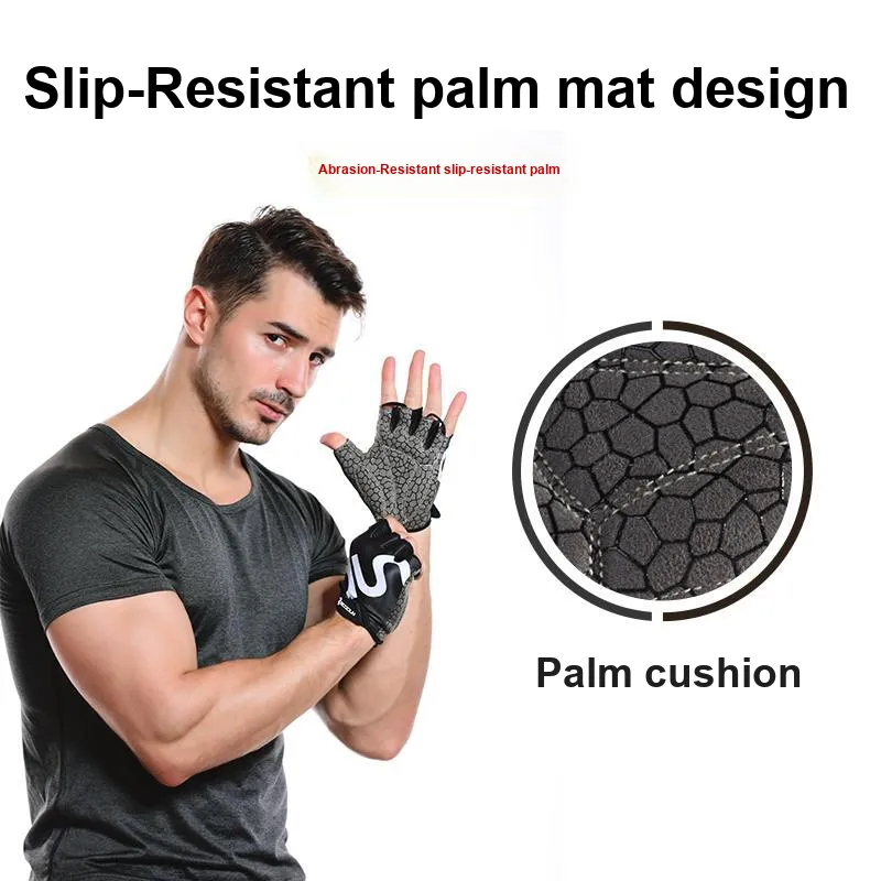 BOODUN Yoga Gym Equipment Training Anti Blister Sports Glove Protective Slip Resistant-2