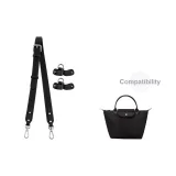 Black with Silver-Tone Buckle, Adjustable 86-103cm