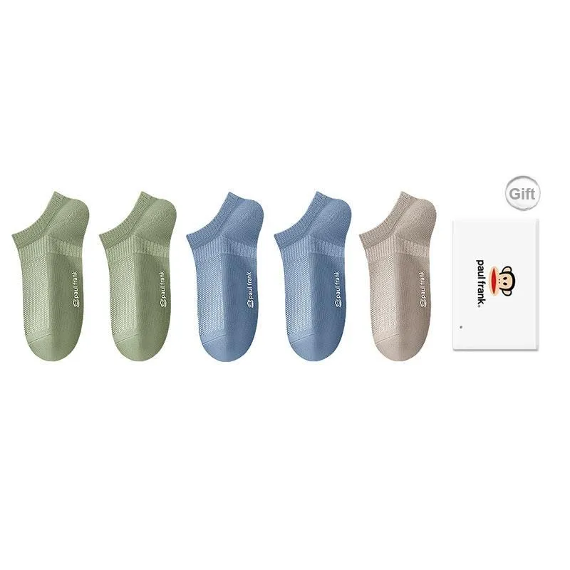 PAUL FRANK No Show Socks Men's Shopping Bag 5 Pack-18