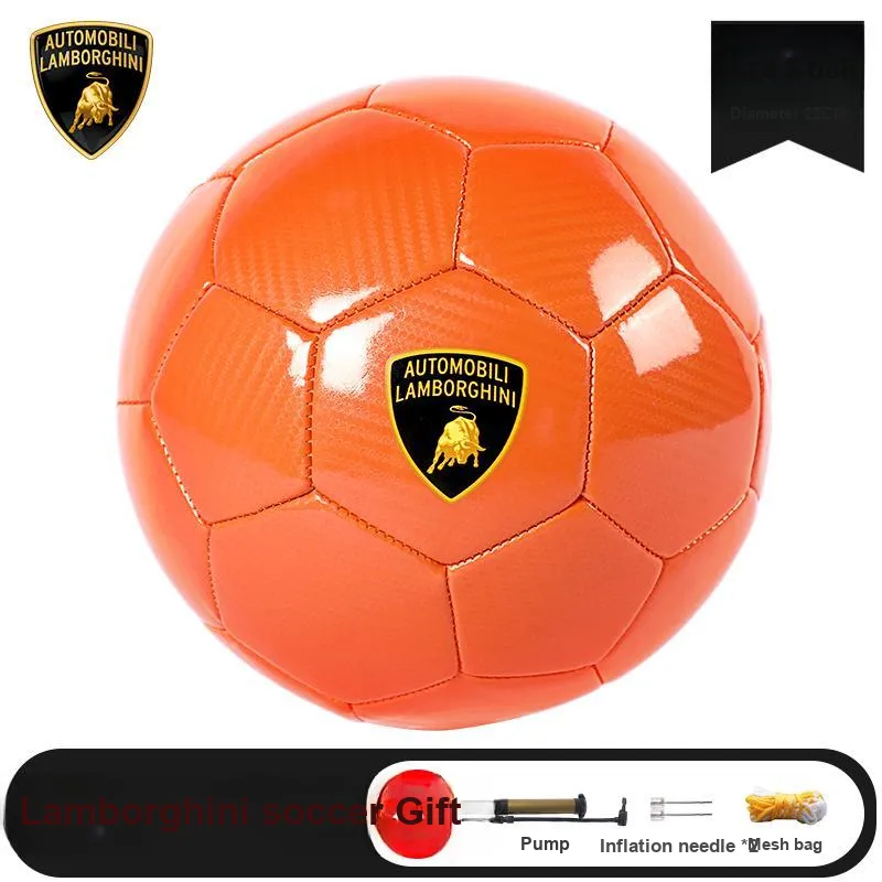 Zudis X Automobili Lamborghini Size 5 Soccer PVC Machine Stitched Soccer Ball Unisex-11