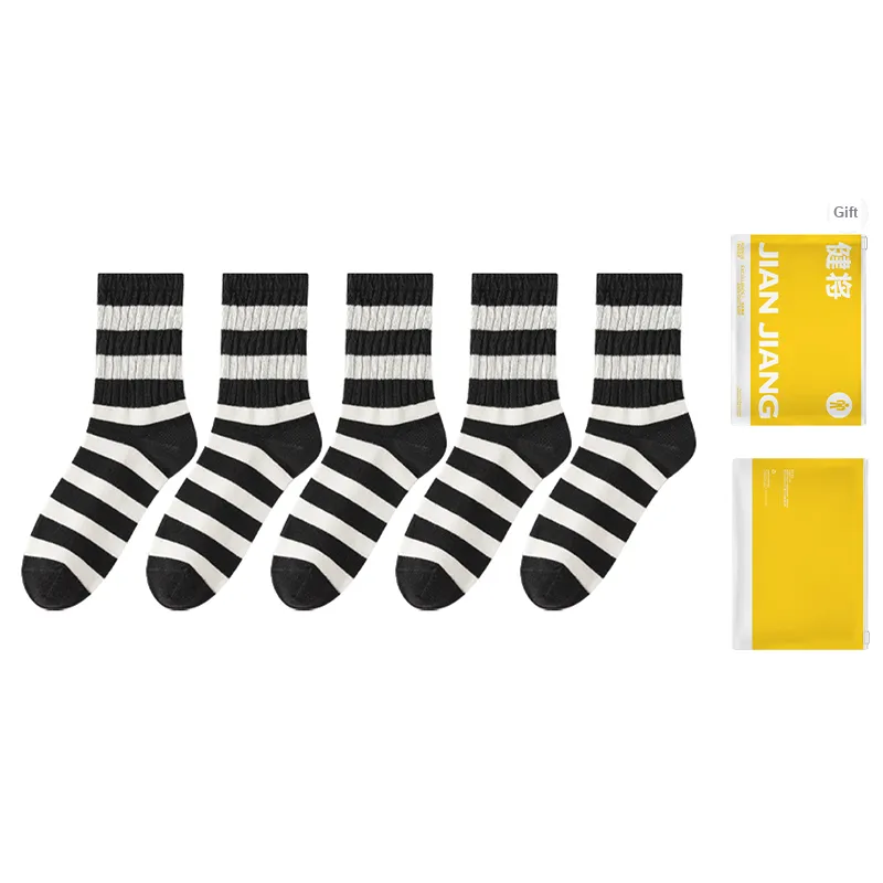 Master Mid Calf Socks Women's Shopping Bag Combo Set-13