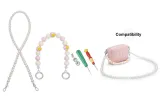 Pearl Chain Crossbody 100cm+Decorative Chain (Includes Modified Tool)