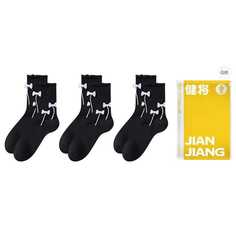 Master Mid Calf Socks Women's Shopping Bag 3 Pack-2