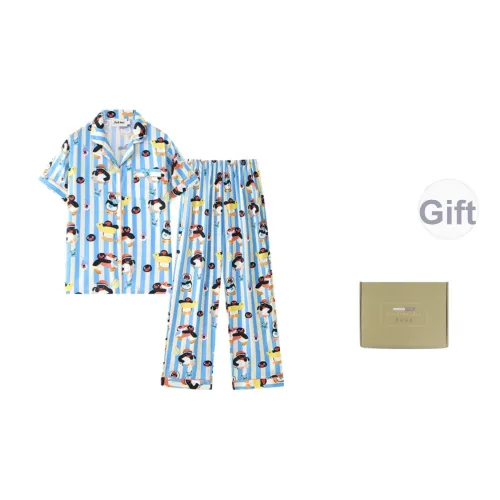 Wabi Town Pajama Подарочная коробка Женские Синий Белый