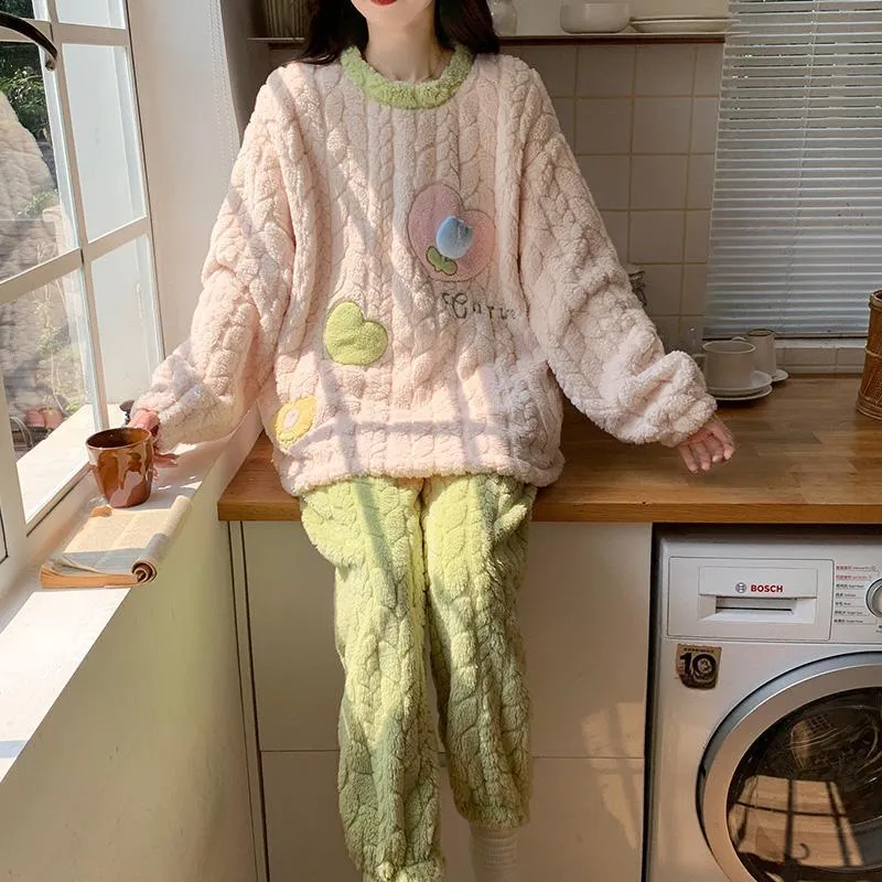 Sleeping Beauty Pajama Set Women's Light Green-2