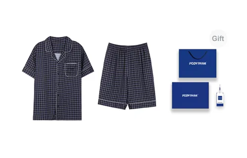 Floating light islands Men Pajama Sets