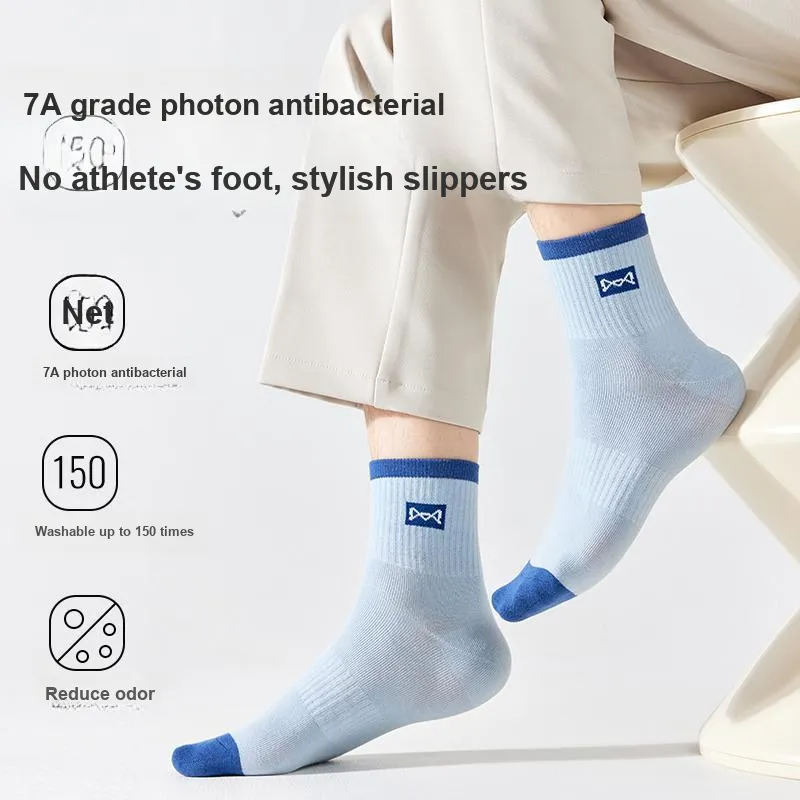 MIIOW Trend Party Series Mid Calf Socks Unisex 5 Pack-4