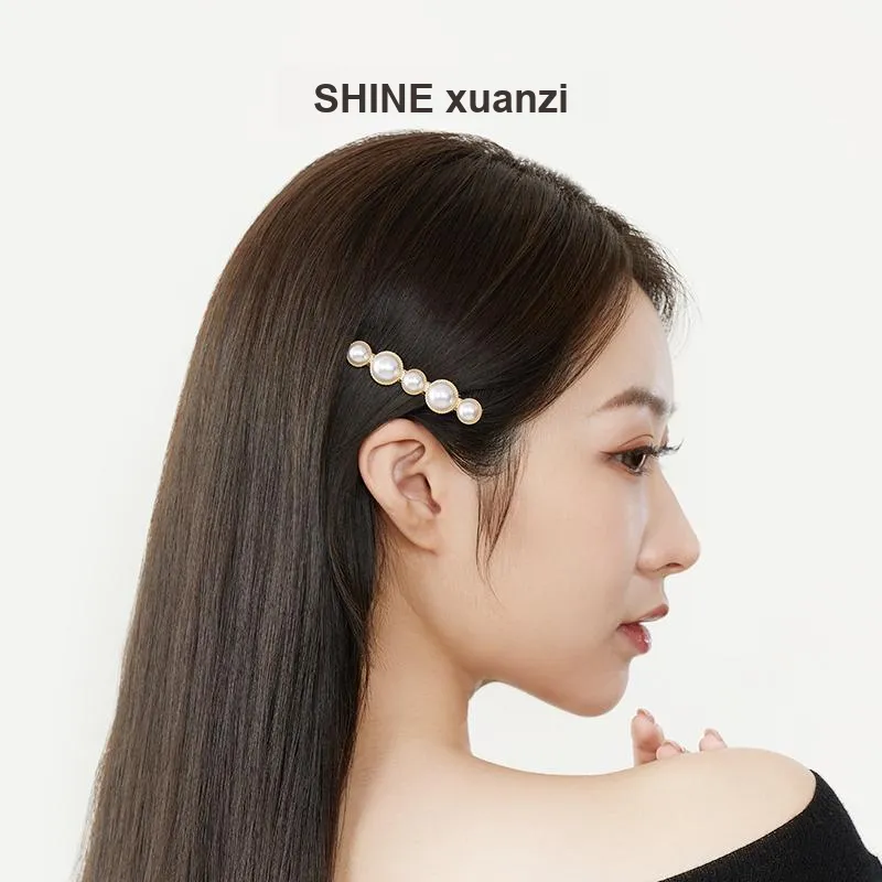 SHINE Alloy, Shell Pearl Hair Clips Women's-2