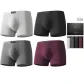 4 Pack Gift Box Set (Light Gray+Dark Purple+Black+Iron Gray) 100% cotton Antibacterial Breathable