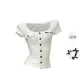 White+Bowknot Hair Tie (Comes with)