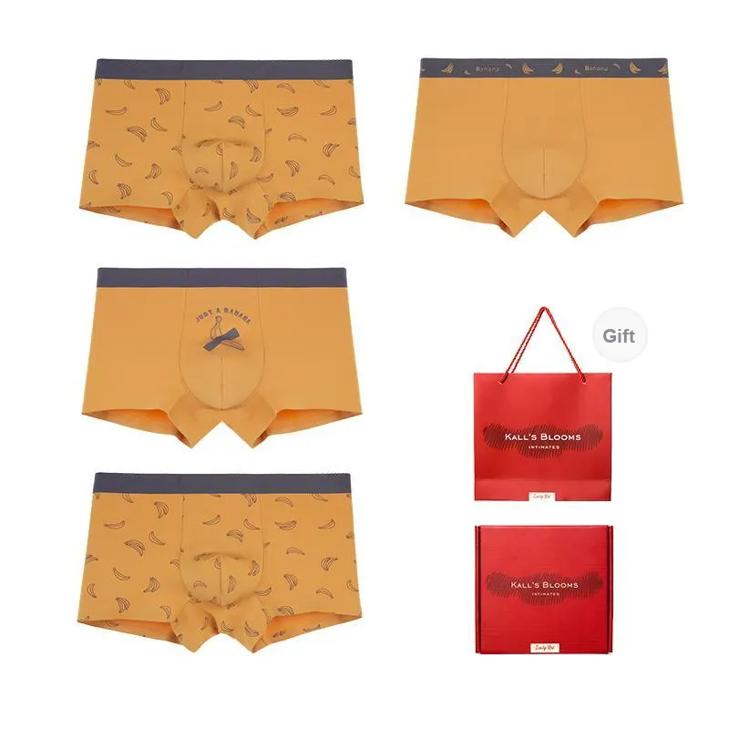 Maiden House Underwear Gift Box Men's 4 Pack Gift Box Set-6