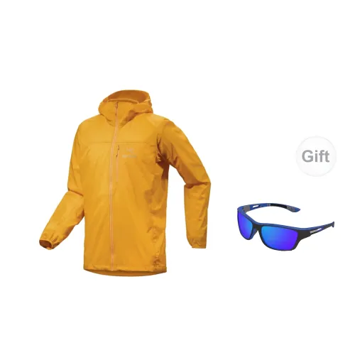 Arcteryx Squamish Windbreaker Jackets Men Ezi Orange - Includes Eyeglasses