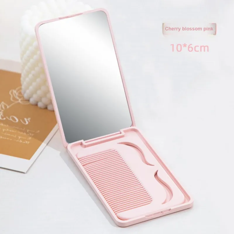 LMLTOP Small Comb Make Up Mirrors Portable-1