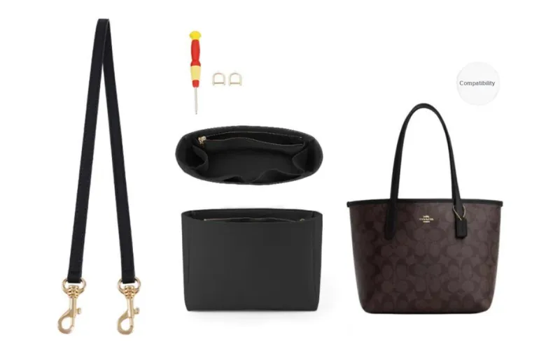 GUYI Leather DuPont Paper Storage & Organization Lining Bag Insert Women's-20