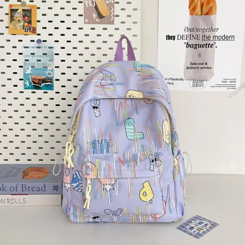 URBAN FOREST Nylon Backpack Women's Multicolor-5
